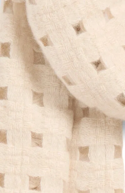 Lost Pattern Pixie Cashmere Scarf In Neutral