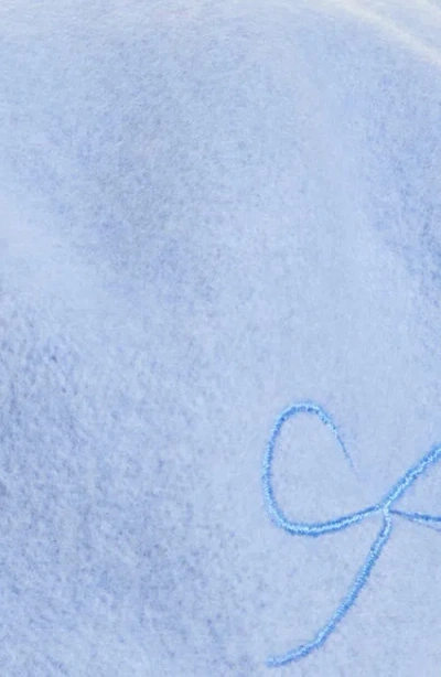 Lost Pattern Bon Chic Wool Blend Beret In Blue