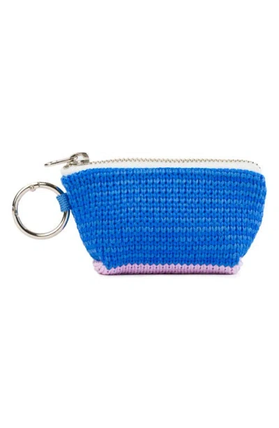 Verloop Pouch Bag Charm In Blue