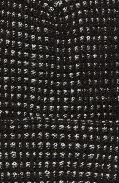 Verloop Simple Grid Beanie In Black