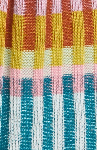 Verloop Mosaic Stripe Scarf In Multi
