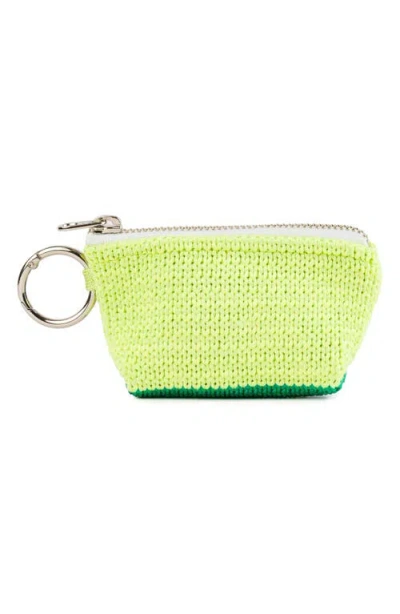 Verloop Pouch Bag Charm In Green