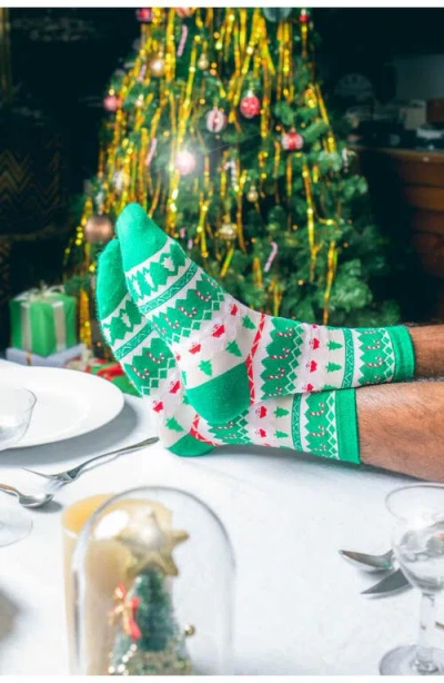 Doiy Xmas Jumper Crew Socks In Multi