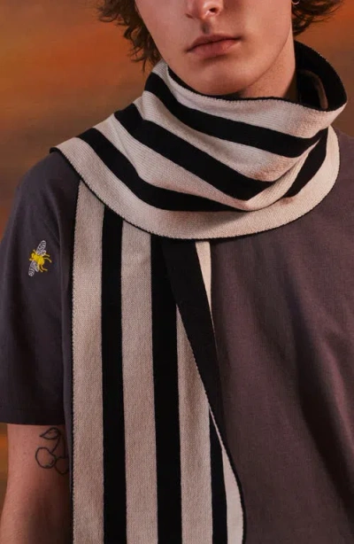 Ingmarson Stripe Wool & Cashmere Scarf In Multi