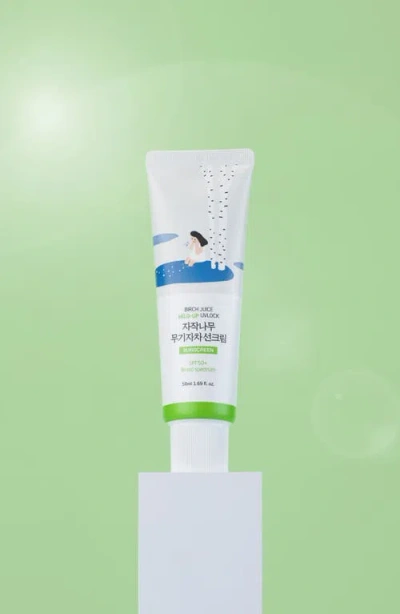 Round Lab Birch Juice Mild-up Uvlock Spf 50 In Transparent