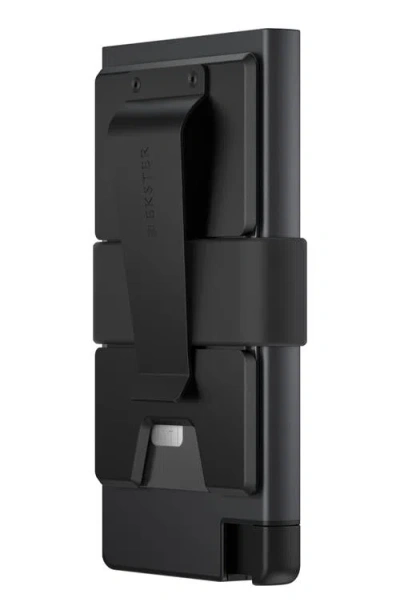 Ekster Pro Button Release Recycled Metal Card Holder In Gray