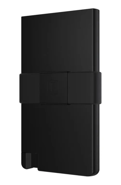 Ekster Pro Button Release Recycled Metal Card Holder In Black