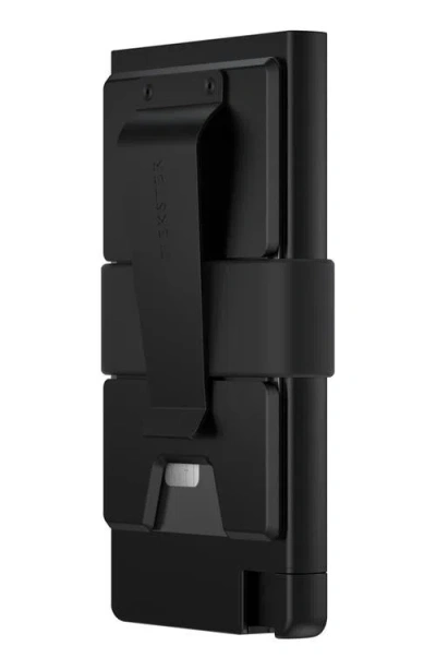 Ekster Pro Button Release Recycled Metal Card Holder In Black