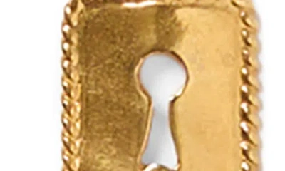 Chan Luu Mini Padlock Pendant Necklace In Gold