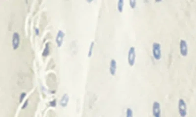 Chan Luu Fringe Cashmere & Silk Scarf In White