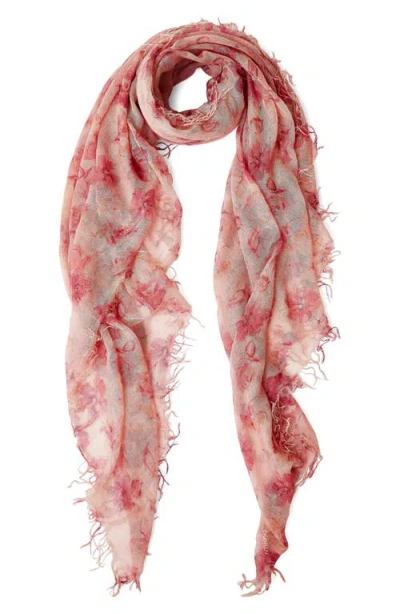 Chan Luu Fringe Cashmere & Silk Scarf In Pink