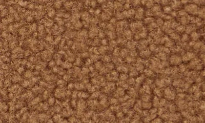 Reiss Shai Faux Shearling Vest In Brown