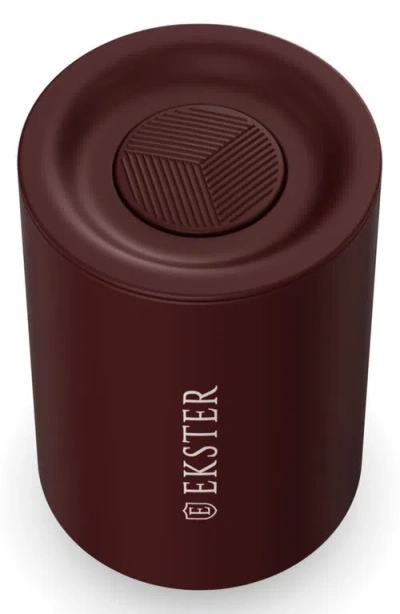 Ekster Travelpack™ Air Pump In Burgundy