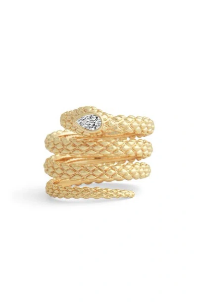 Anabel Aram Jewelry Serpent Wrap Ring In Gold