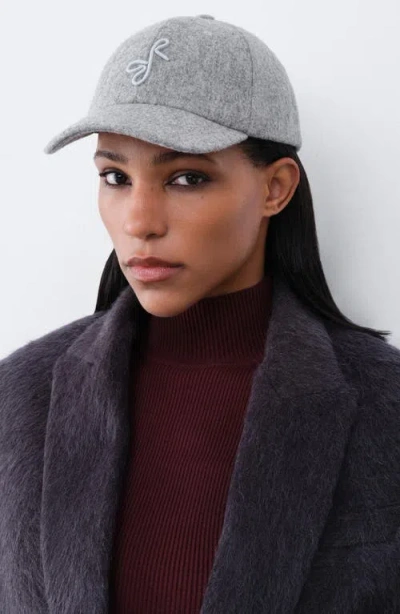 Ruslan Baginskiy Monogram Embroidered Baseball Cap In Gray
