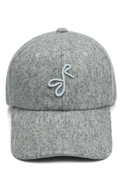 Ruslan Baginskiy Monogram Embroidered Baseball Cap In Gray