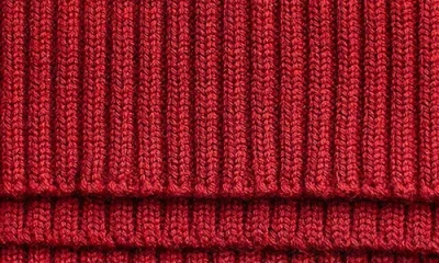 Ruslan Baginskiy Monogram Embroidered Merino Wool Scarf In Red