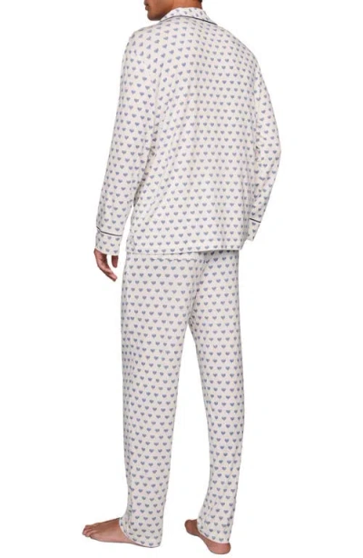 Eberjey William Print Stretch Tencel® Modal Long Pajamas In Animal Print