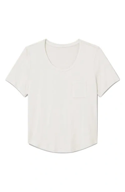 Tommy John Second Skin Sleep Pocket T-shirt In White