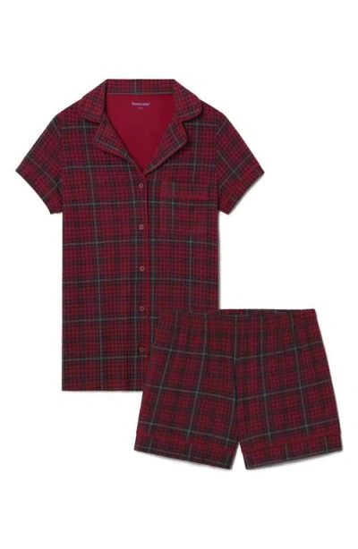 Tommy John Short Pajamas In Red