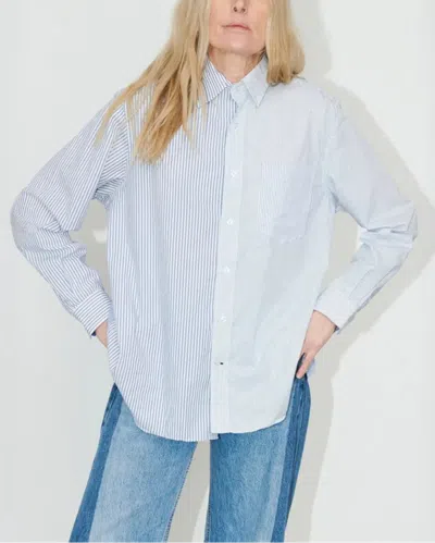 E.l.v Denim Mina Shirt In Blue