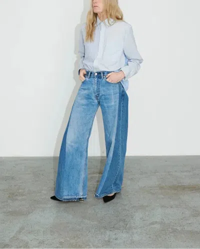 E.l.v Denim Mina Shirt In Blue
