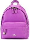 COACH mini front pocket backpack,LEATHER100%
