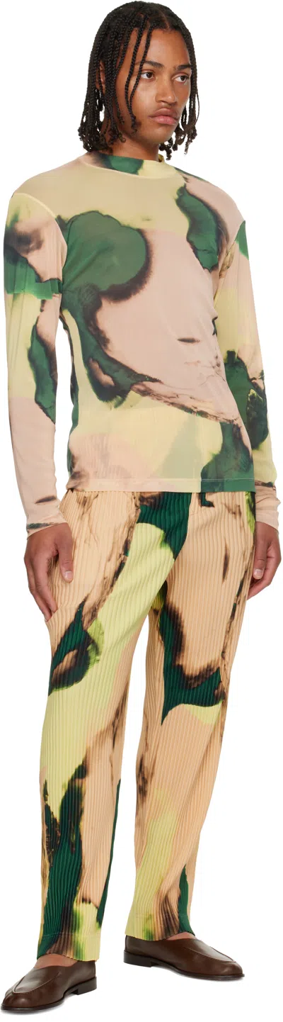 Issey Miyake Multicolor Agate Sheer T-shirt In Neutral