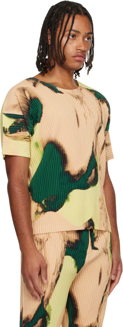 Issey Miyake Multicolor Agate T-shirt In Neutral