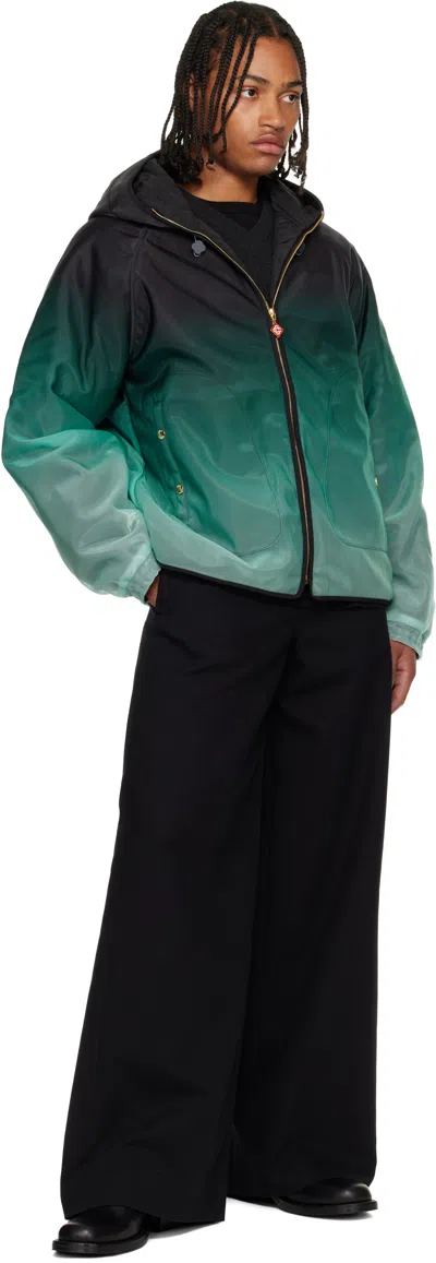 Casablanca Black Technical Jacket In Multi