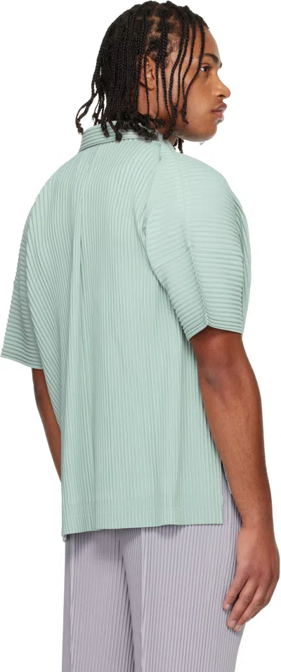 Issey Miyake Blue Monthly Colors July Shirt In Blue