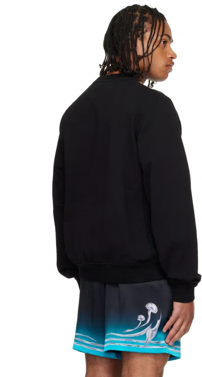 Casablanca Graphic Print Crew Neck Sweater In Animal Print