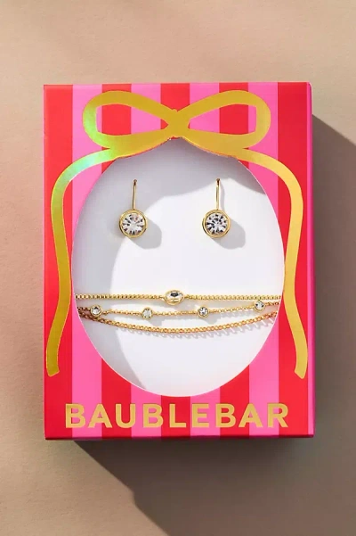 Baublebar Subtle Sparkle Jewelry Gift Set In Gold