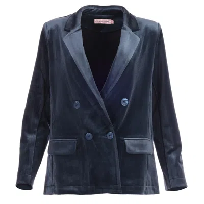 Traffic People Women's Corrie Bratter Ava Rose Jacket In Blue In Blue