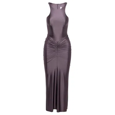 Women's Purple Dione Dress - Eggplant