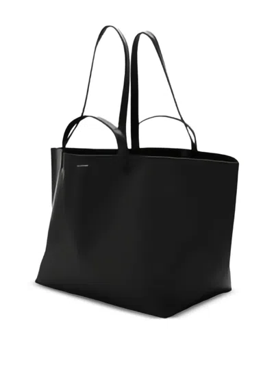 Cahu Medium Nouvelle Collection Le Pratique With Zip Tote Bag In Black