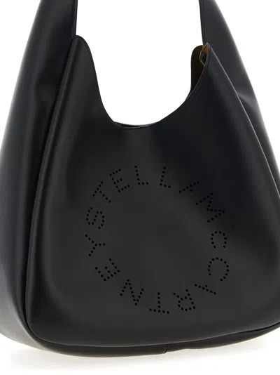 Stella Mccartney Hobo Shoulder Bags Black In Black