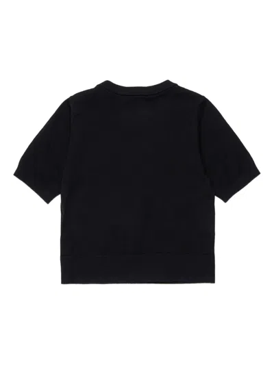 Diesel Kmariga Embroidered Knitwear In Black