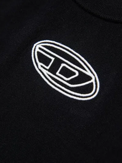 Diesel Kmariga Embroidered Knitwear In Black