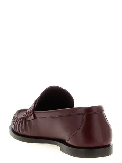 Saint Laurent Laurent Loafers Bordeaux In Brown