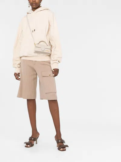 Jacquemus Adjustable Shoulder Strap Shoulder Bag In Neutral