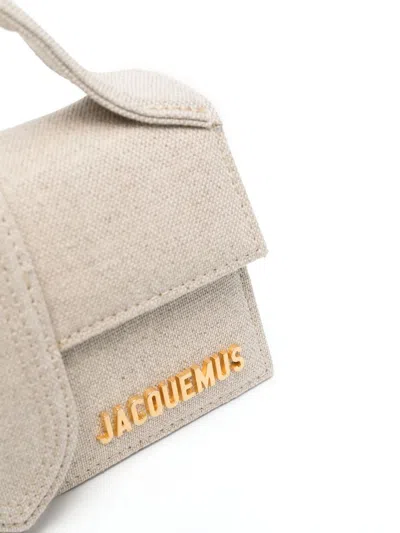 Jacquemus Adjustable Shoulder Strap Shoulder Bag In Neutral