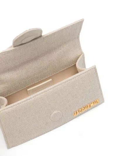 Jacquemus Adjustable Shoulder Strap Shoulder Bag In Neutral