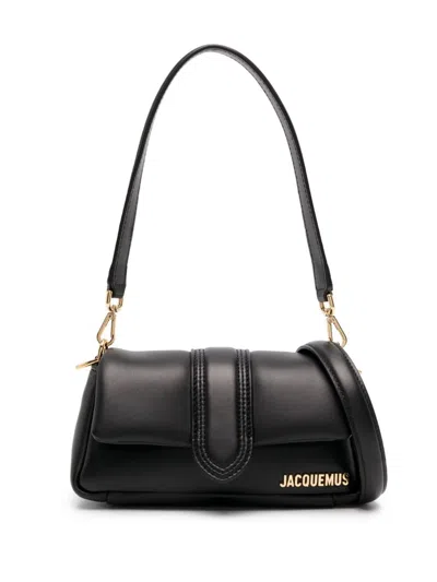 Jacquemus Le Petit Bambimou Leather Shoulder Bag In Black