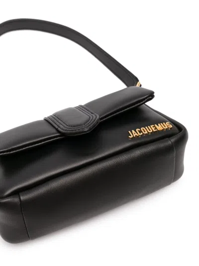 Jacquemus Le Petit Bambimou Leather Shoulder Bag In Black