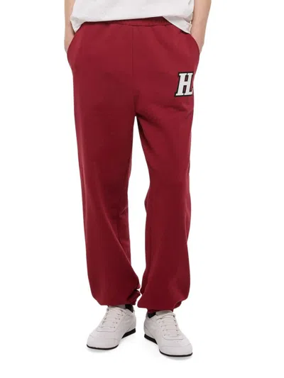 Helmut Lang Men's Hl Prep Logo Cotton Joggers In Red
