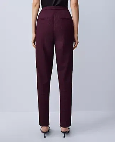 Ann Taylor The Petite Natalie Pant In Burgundy