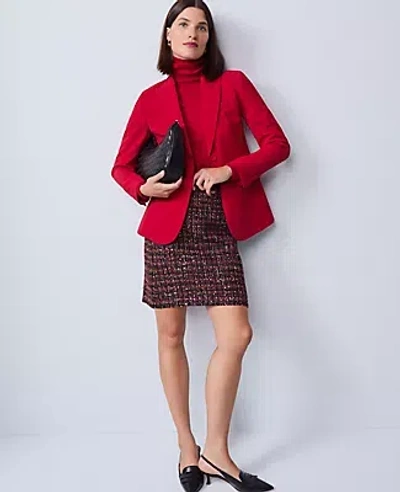 Ann Taylor The Petite Two-button Blazer In Red
