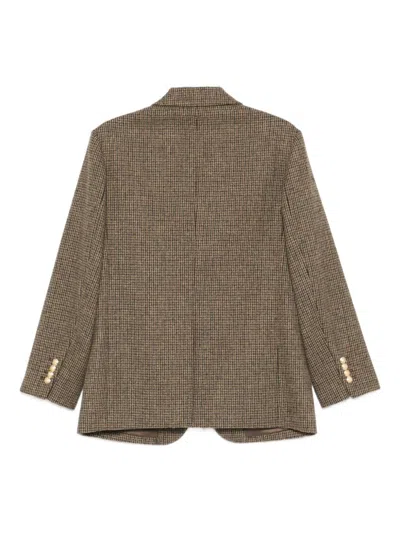 Dunst Golden Goose Davis Cotton Crew-neck Sweater In Brown