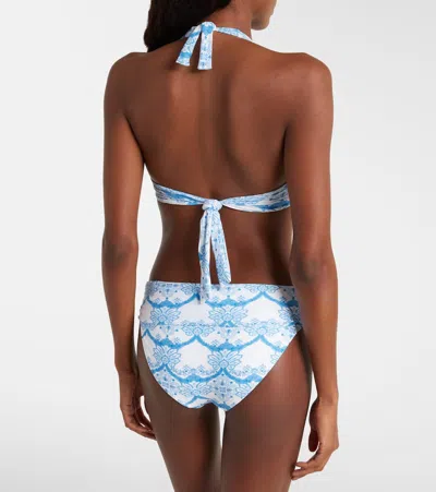 Melissa Odabash Brussels Printed Bikini Bottoms In White